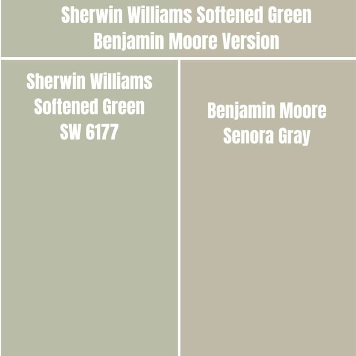 Sherwin Williams Softened Green Palette Coordinating Inspirations