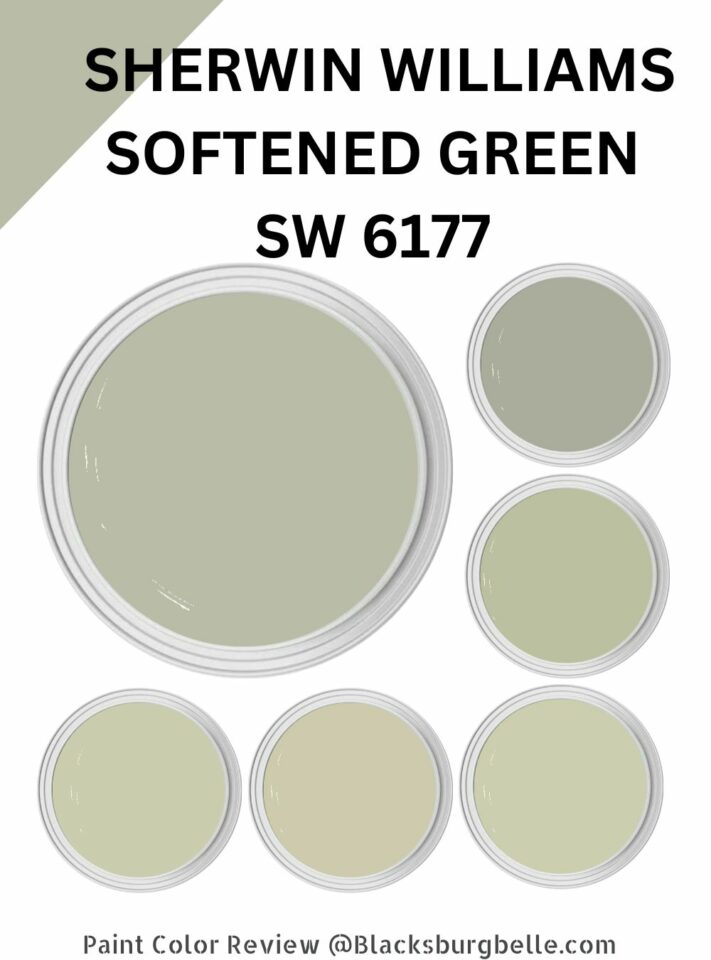 Sherwin Williams Softened Green Palette Coordinating Inspirations