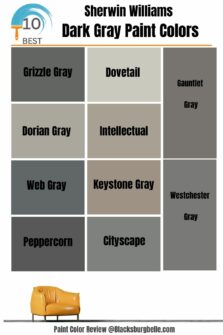 10 Best Sherwin Williams Dark Gray Paint Colors (Trend 2023)