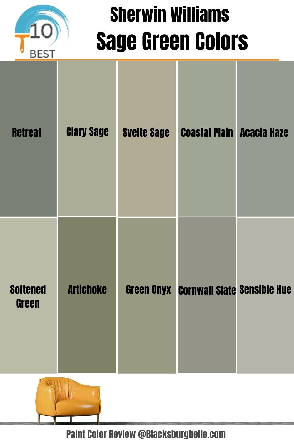 Sherwin Williams Clary Sage Palette, Complementary Whole House Paint  Colors, Sage Green Color Palette, Coastal House Color Scheme 