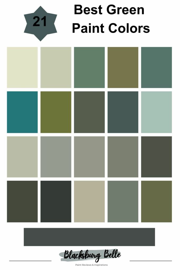 21 Best Green Paint Colors: From Light to Dark Green
