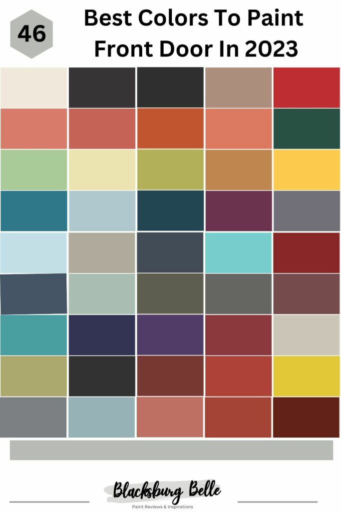 46 Best Colors To Paint Front Door In 2023 683x1024 