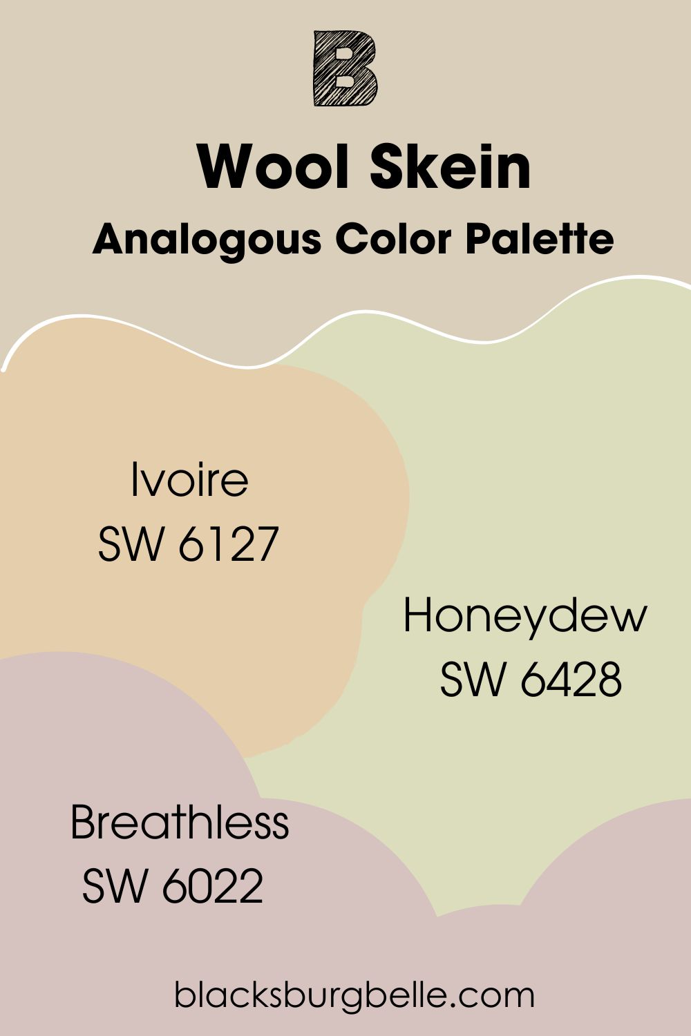 Sherwin Williams SW6148 Wool Skein Precisely Matched For Paint and