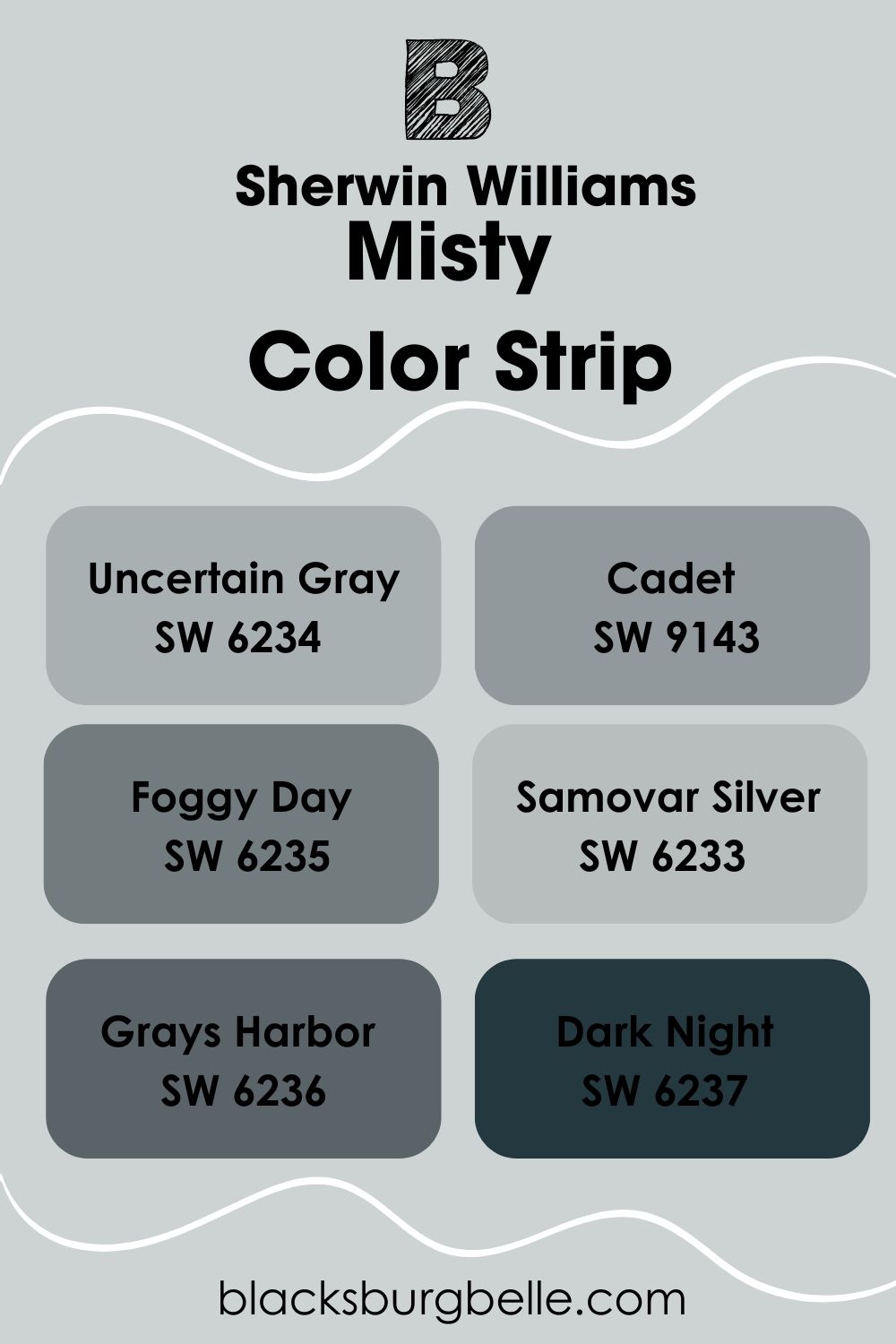 The misty glade color comparison no one asked for 😂 From L to R